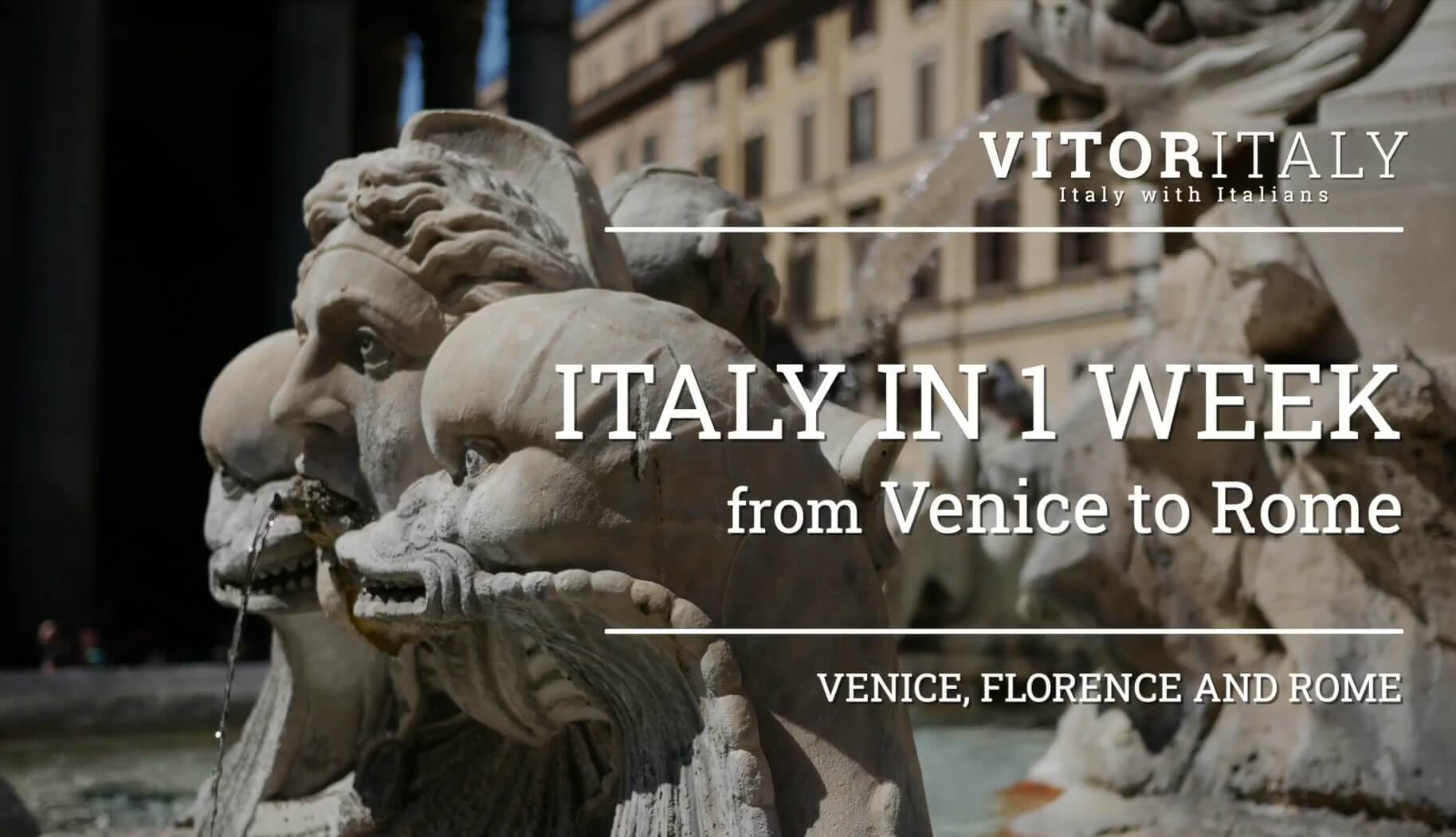 ITALY IN 1 WEEK PRIVATE TOUR - Venice, Florence and Rome