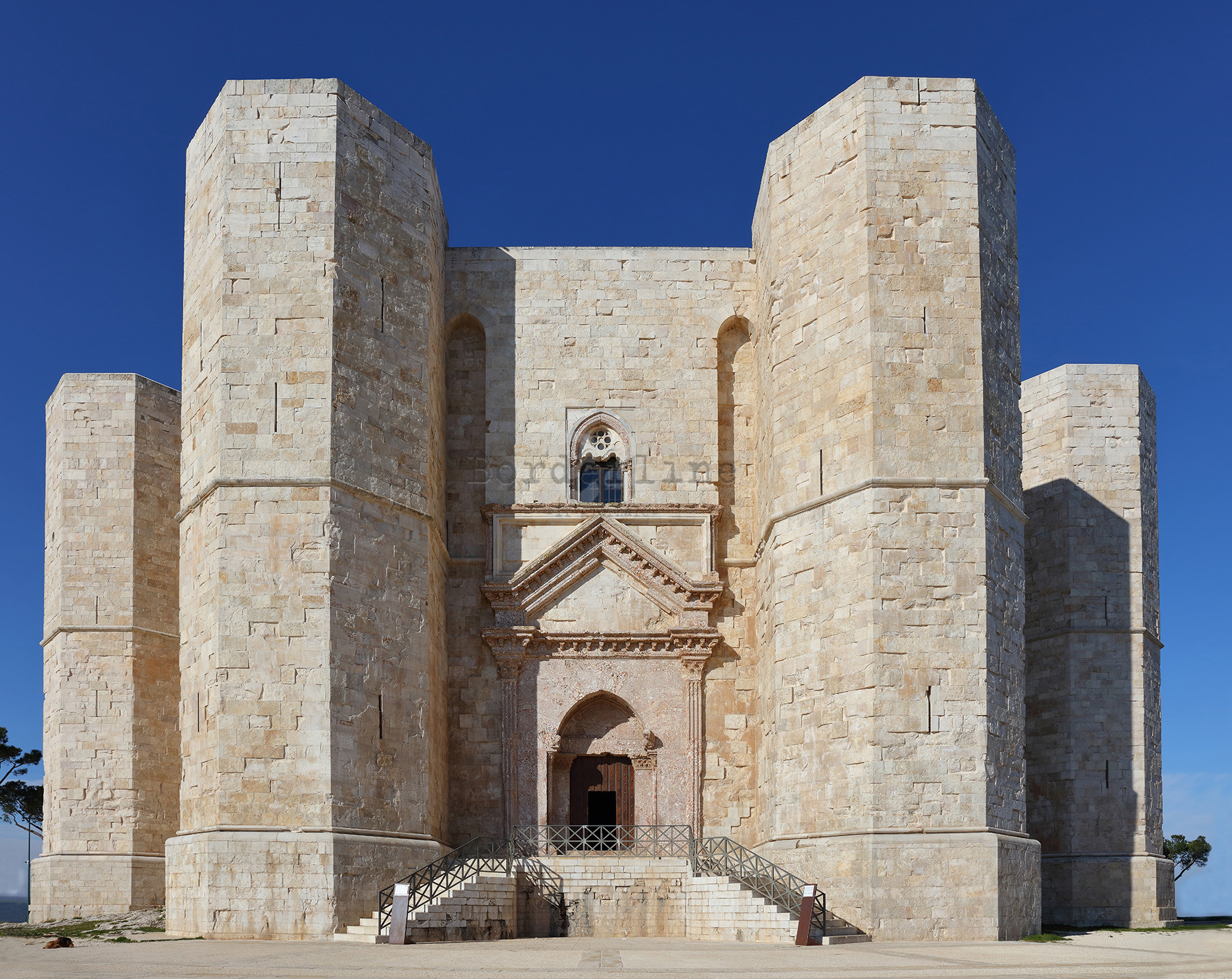 Castel del Monte, Frederick II's octagonal castle, alone on its hill in the Murge, Puglia