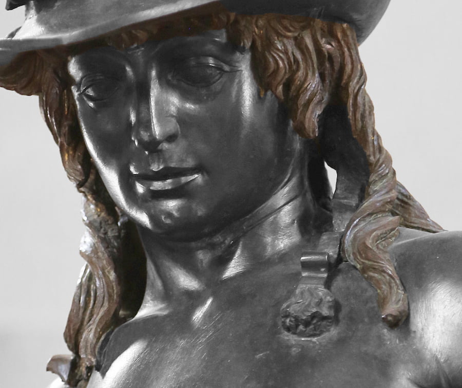 Donatello’s bronze David at the Bargello Museum, Florence